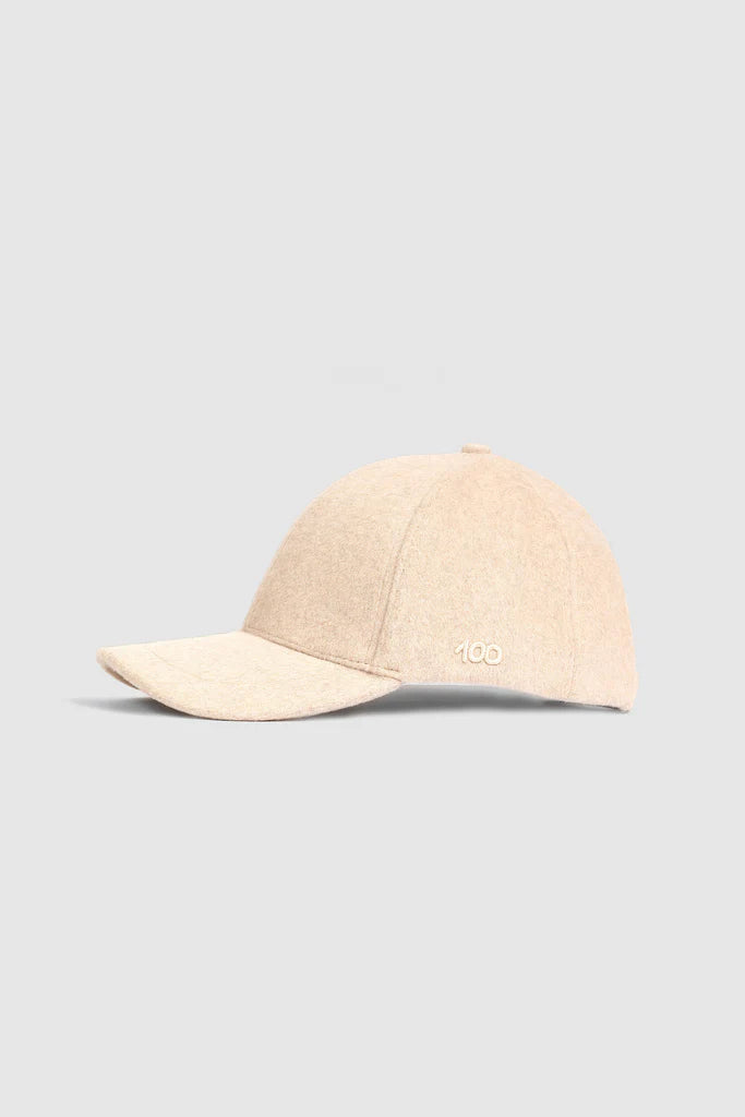 The 100 Cap In Beige Cashmere