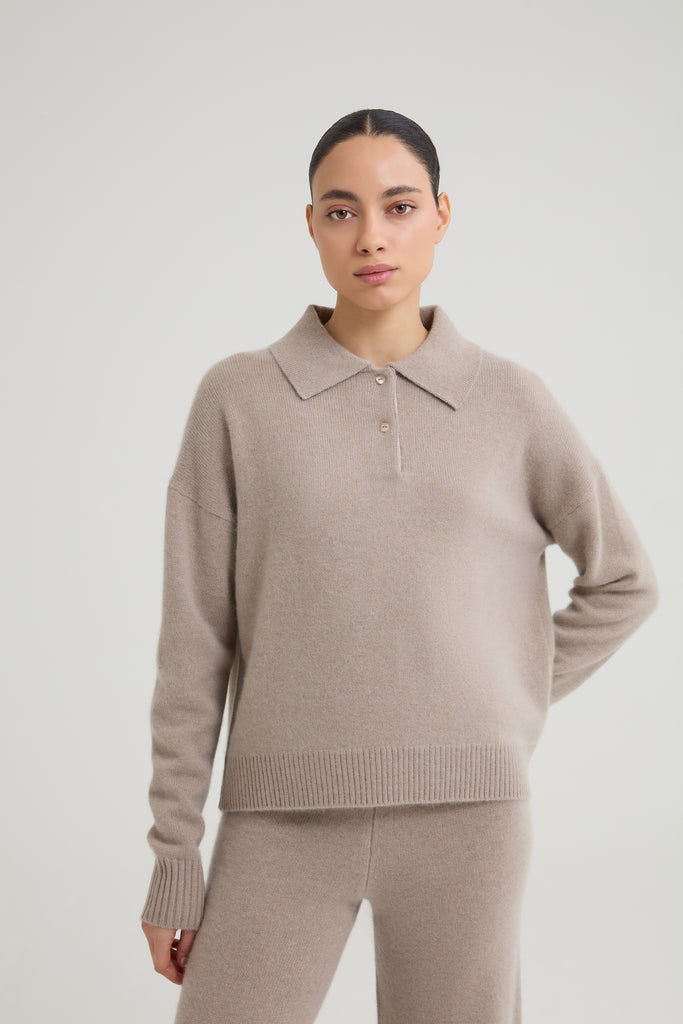 Azurra Cashmere Polo