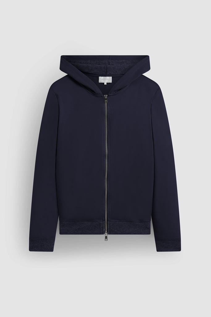 Brogan Technical Fabric Hoodie With Full Zip