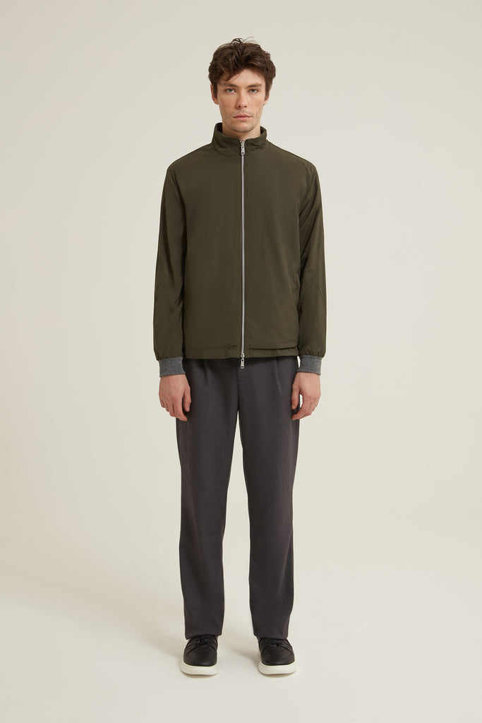 Cala Reversible Jacket With Knitted Trims