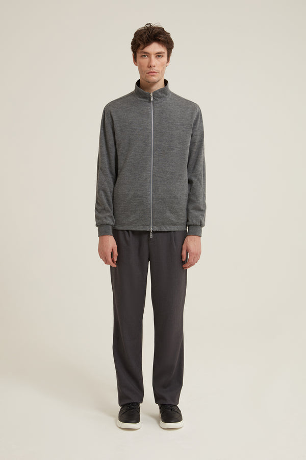 Cala Reversible Jacket With Knitted Trims