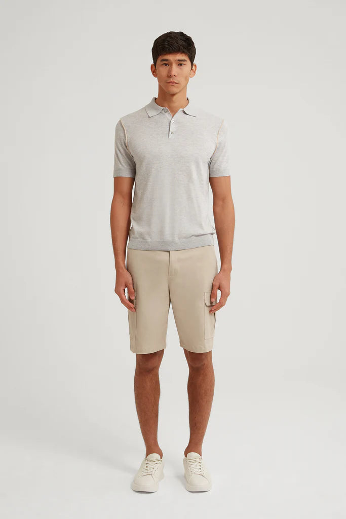 ELIAS WOOL SILK POLO