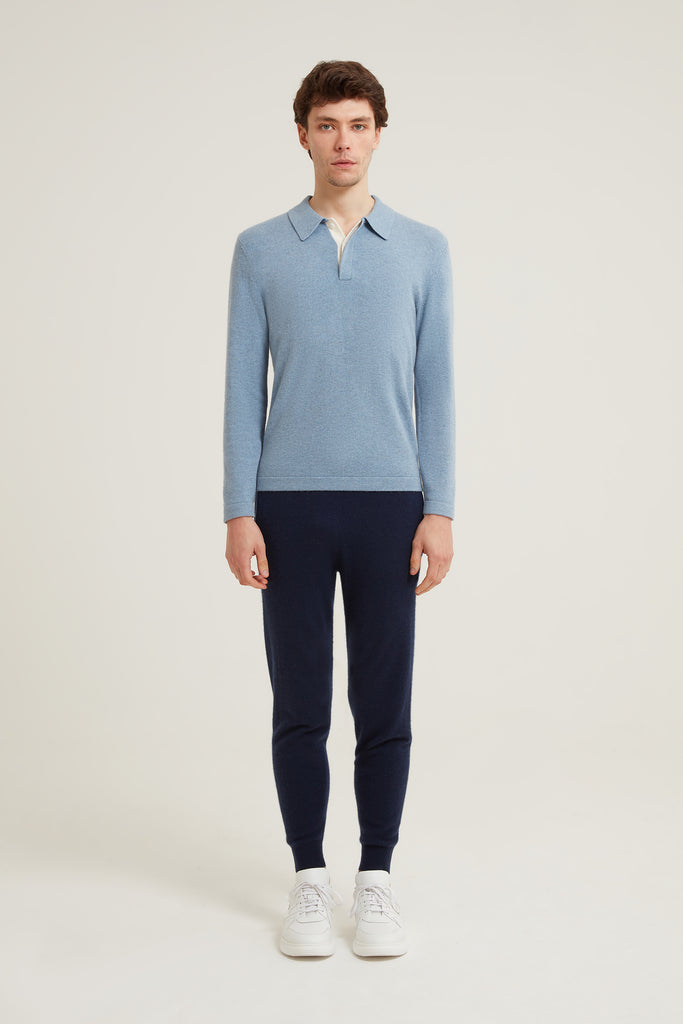Jose Long Sleeve Button Up Polo Neck