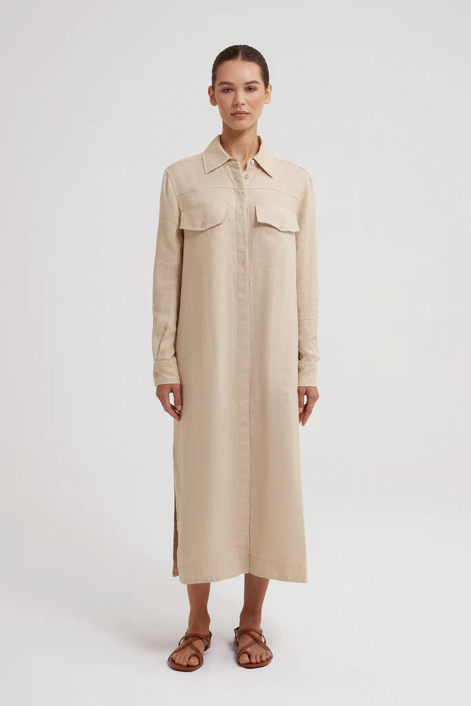 LILIAH LINEN DRESS