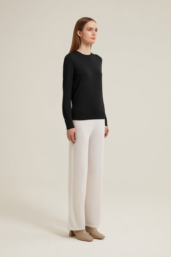 Noble Wool Crew Neck Cardigan