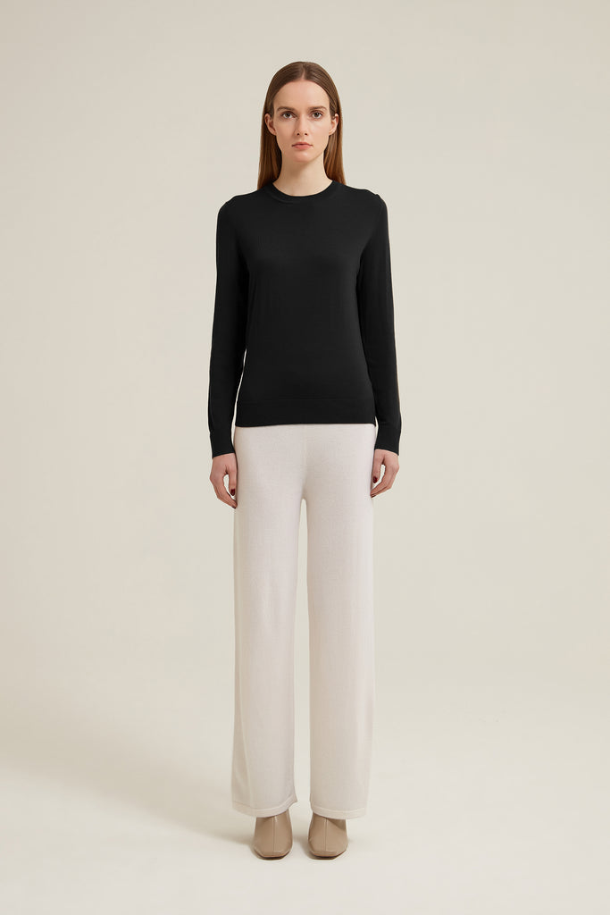 Noble Wool Crew Neck Cardigan
