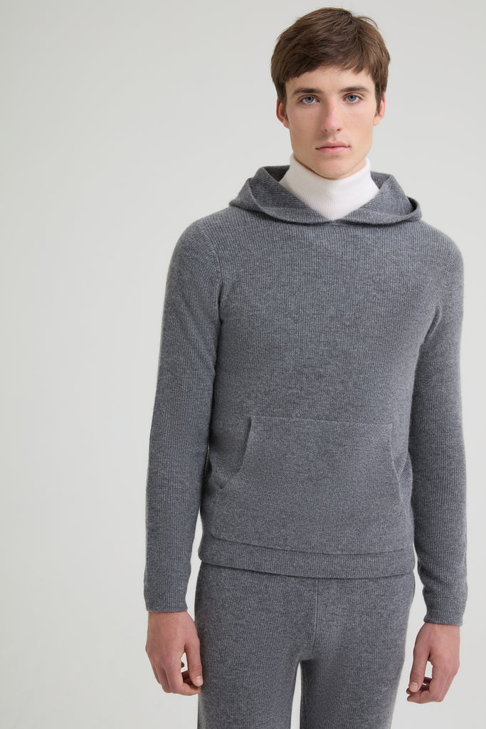 ROBBIE WOOL CASHMERE HOODIE